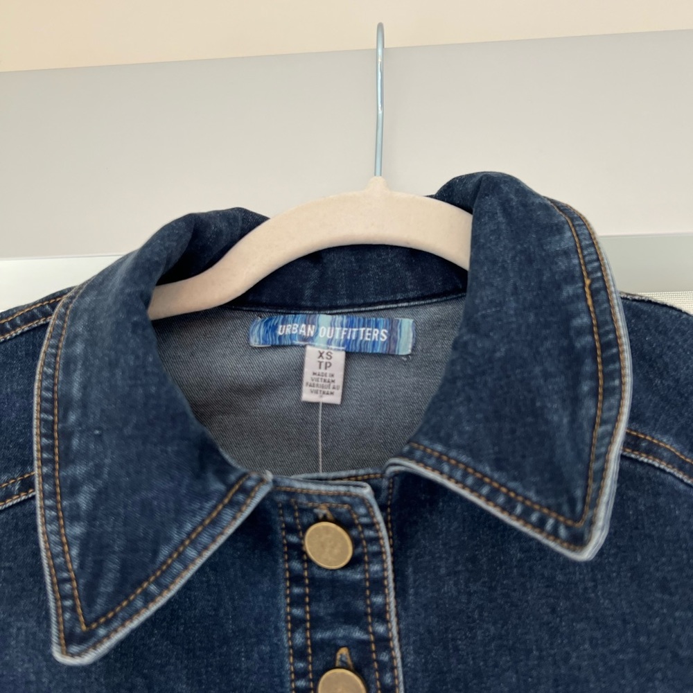 *SOLD* NWT Urban Outfitters Denim Coverall Jumpsuit XS - Picture 9 of 11